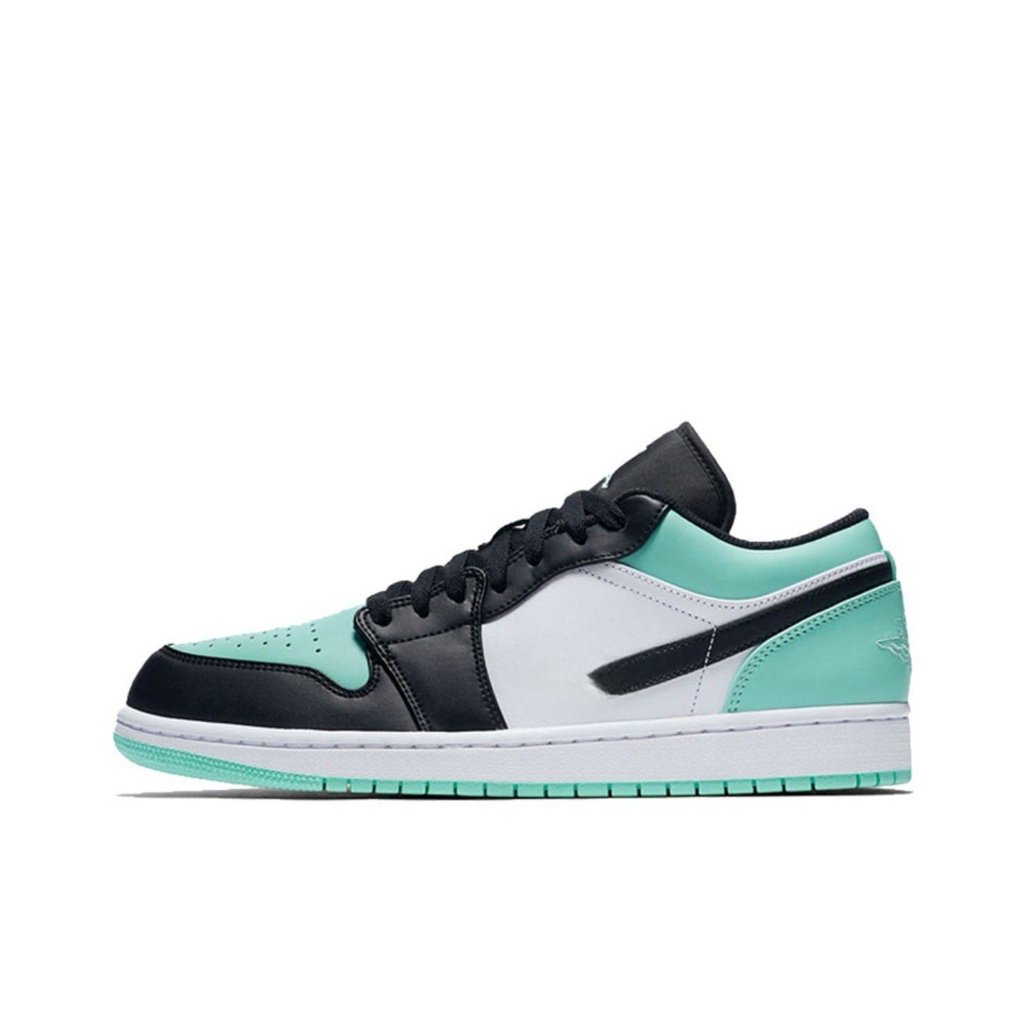 AJ1 Low Golf Black White Leather Sneakers (Authentic)