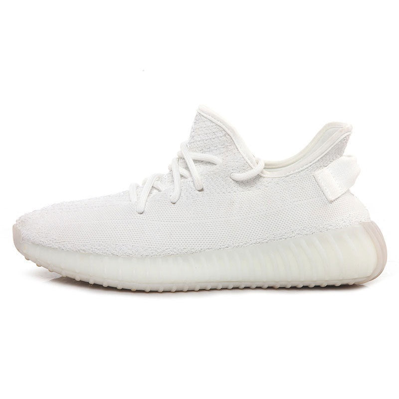 Yeezy 350 V2 Authentic Women's Sneakers (White & Yellow)