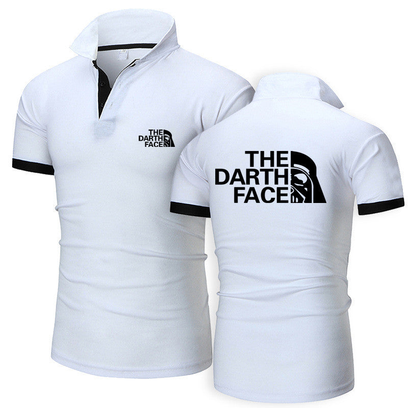 Men's Summer Polo Shirt - Breathable Patterned Tee
