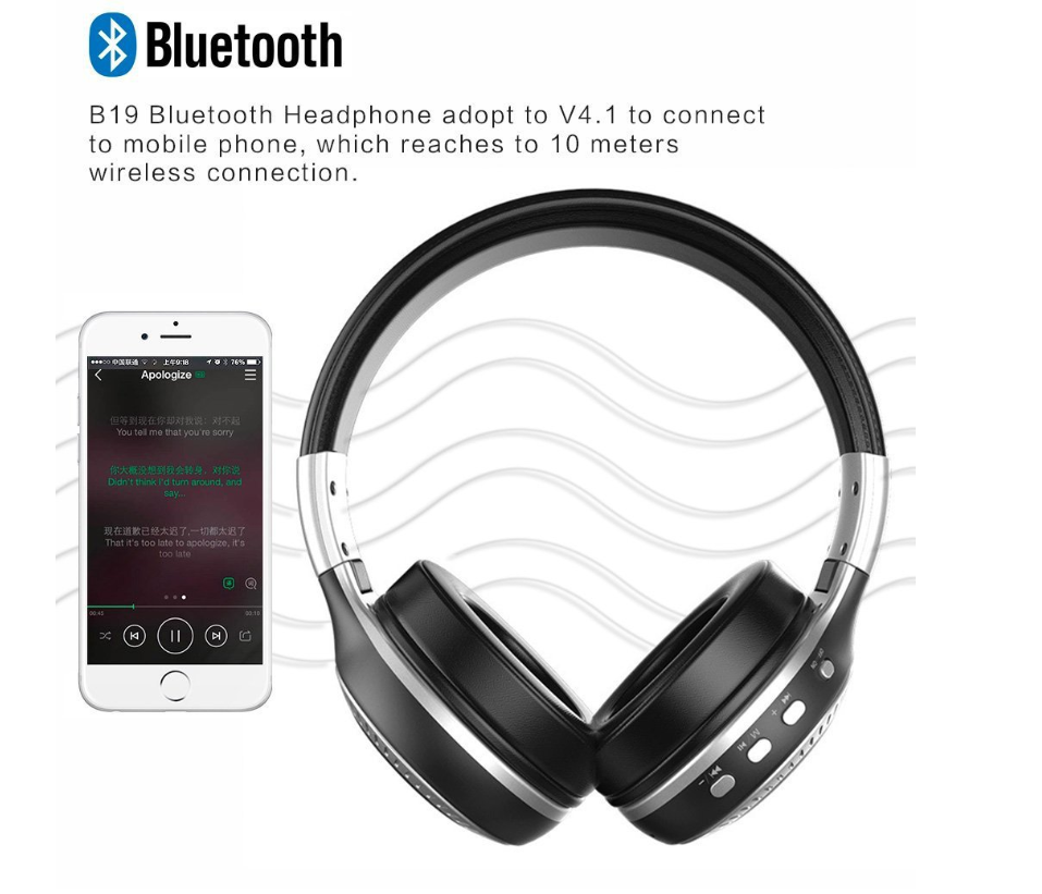 Bluetooth Over-Ear Headphones