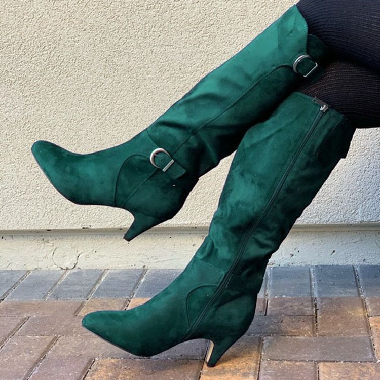 New Stiletto High Top Leather Boots for Autumn/Winter
