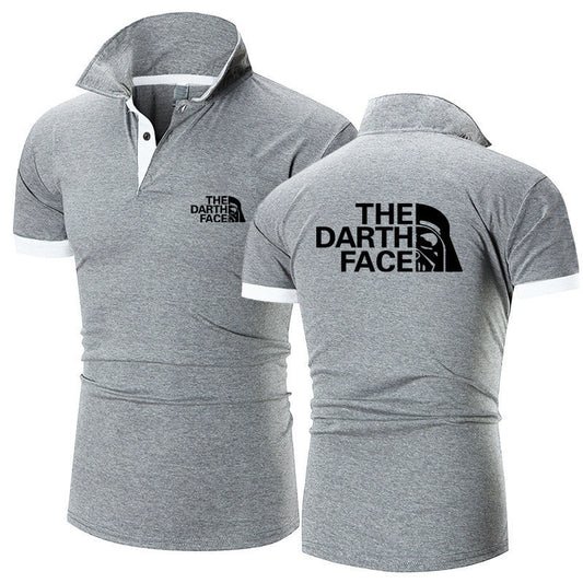Men's Summer Polo Shirt - Breathable Patterned Tee