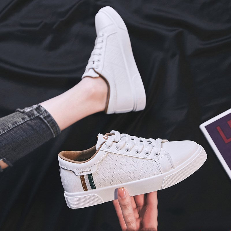 Women's White Canvas Shoes