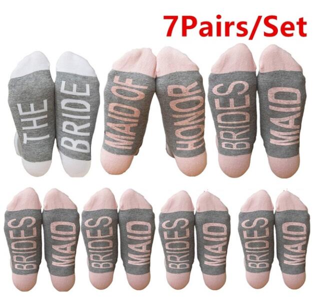 Bridesmaid Cotton Socks for Wedding Party