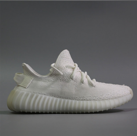 Yeezy 350 V2 Authentic Women's Sneakers (White & Yellow)