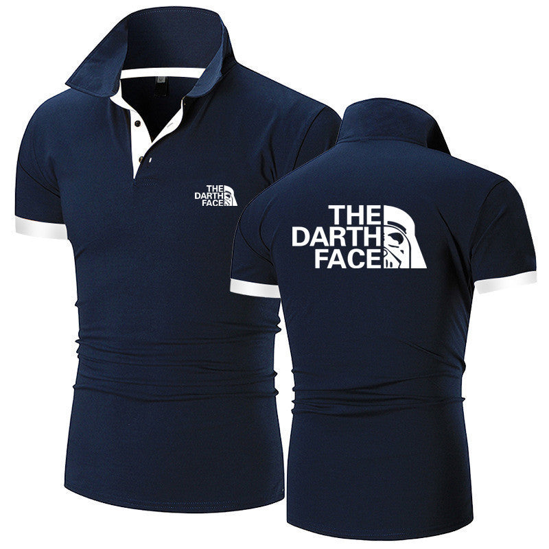 Men's Summer Polo Shirt - Breathable Patterned Tee