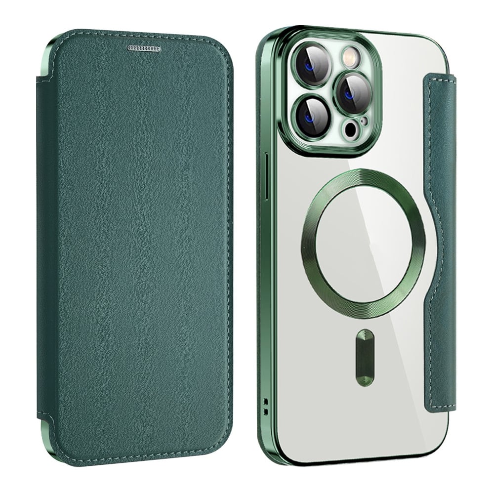 Magnetic Card Wallet Phone Case with Wireless Charger