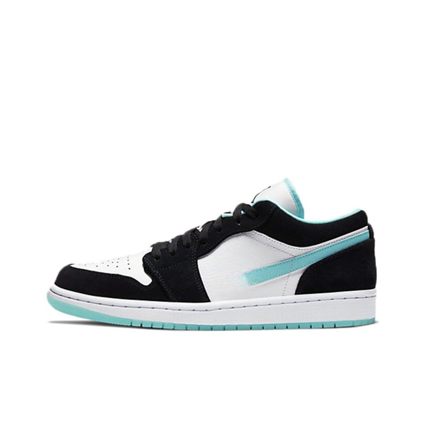 AJ1 Low Golf Black White Leather Sneakers (Authentic)