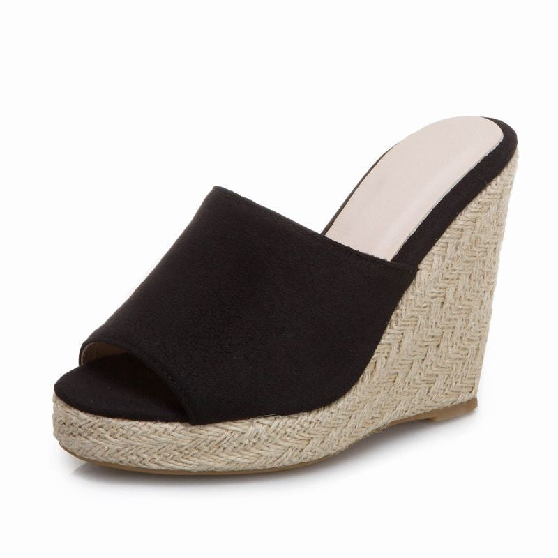 High Heeled Women's Shoes with Fabric Surface