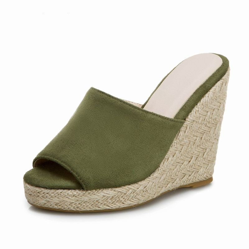 High Heeled Women's Shoes with Fabric Surface