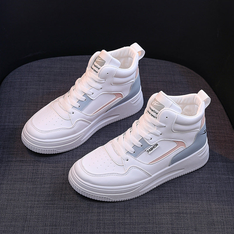 High-Top Women's Shoes - New Versatile Breathable Models