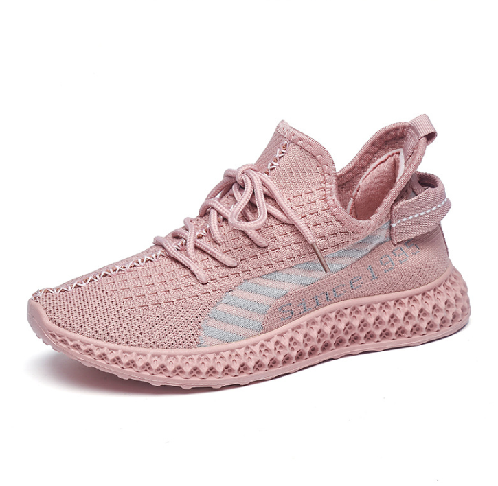 Women's Athletic Sneakers, Knitted Flyknit Shoes