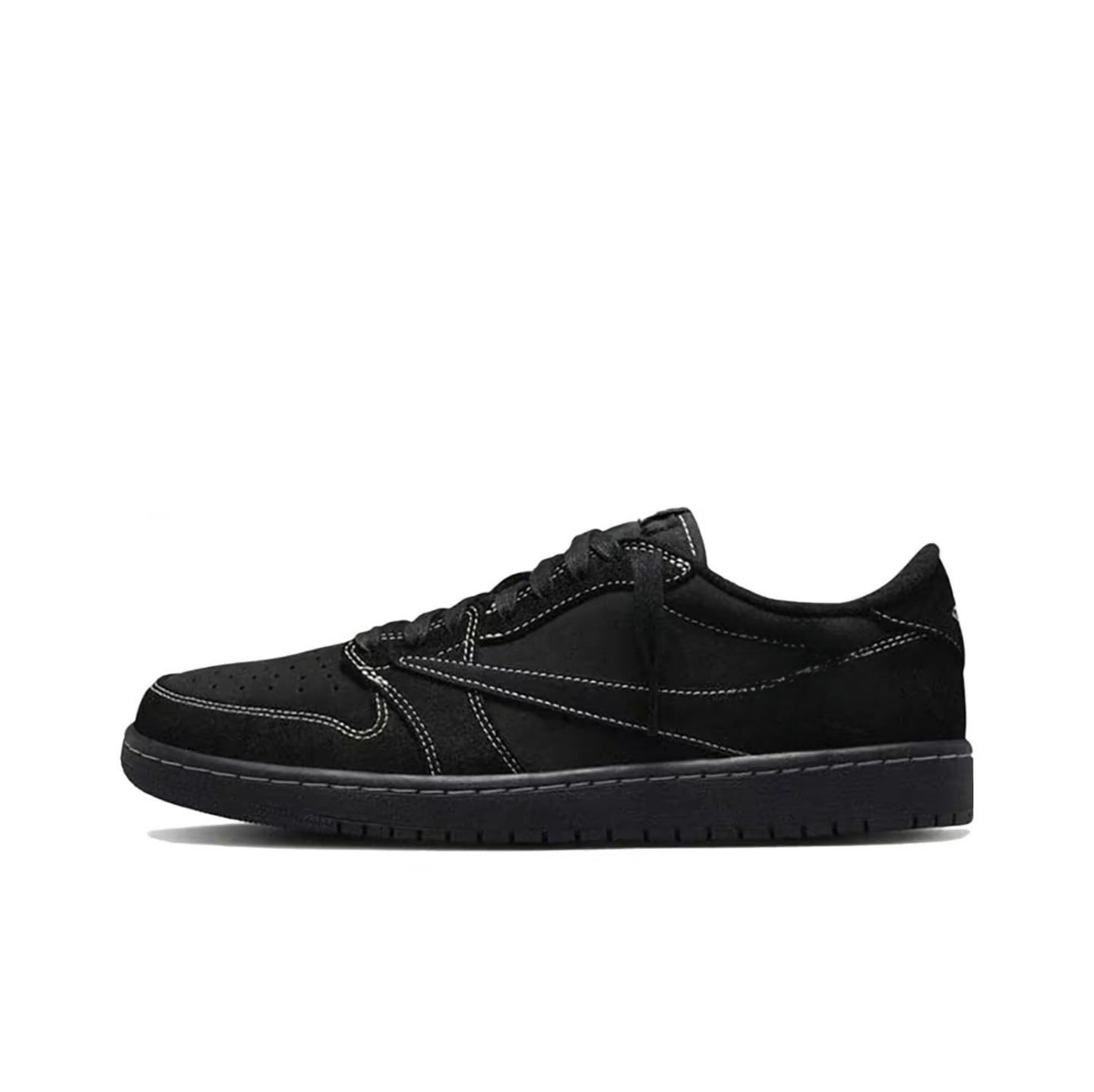 AJ1 Low Golf Black White Leather Sneakers (Authentic)