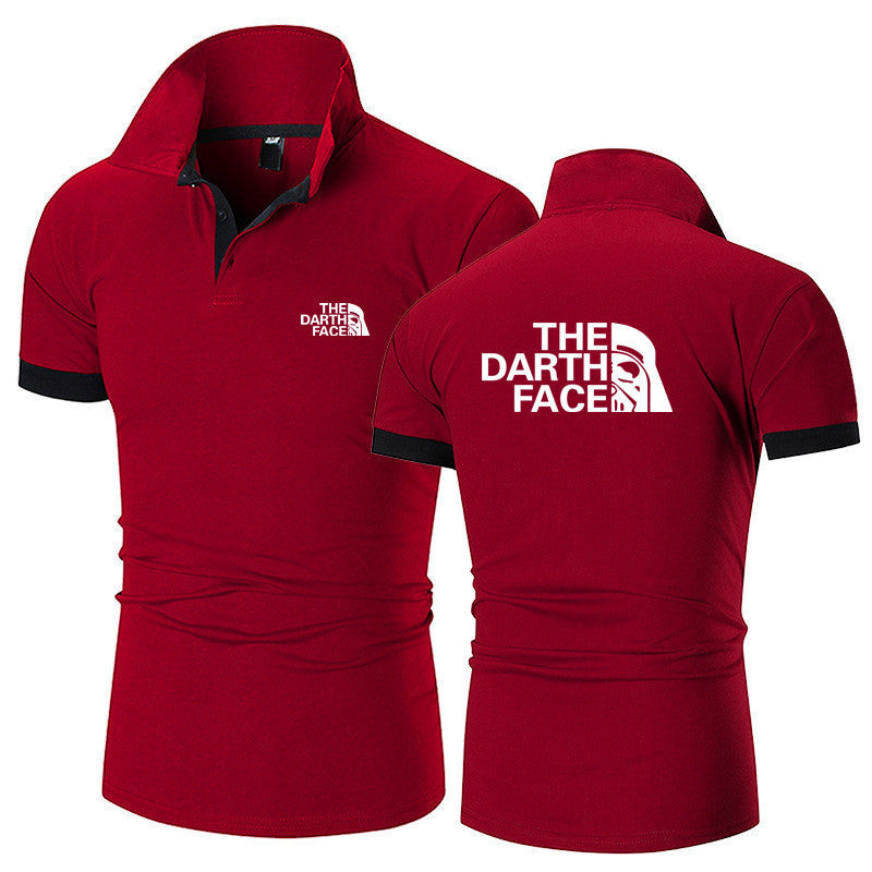 Men's Summer Polo Shirt - Breathable Patterned Tee