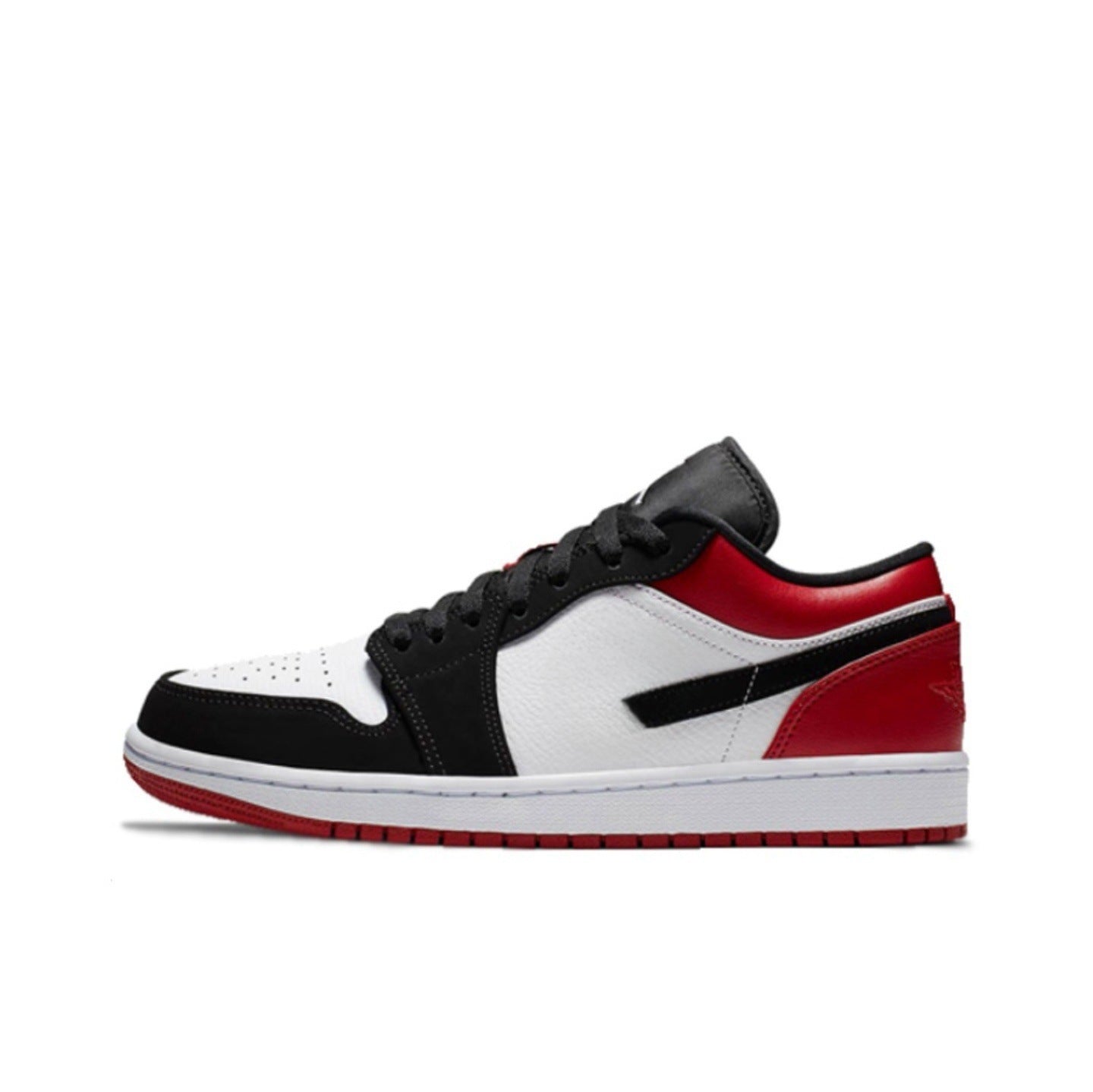 AJ1 Low Golf Black White Leather Sneakers (Authentic)