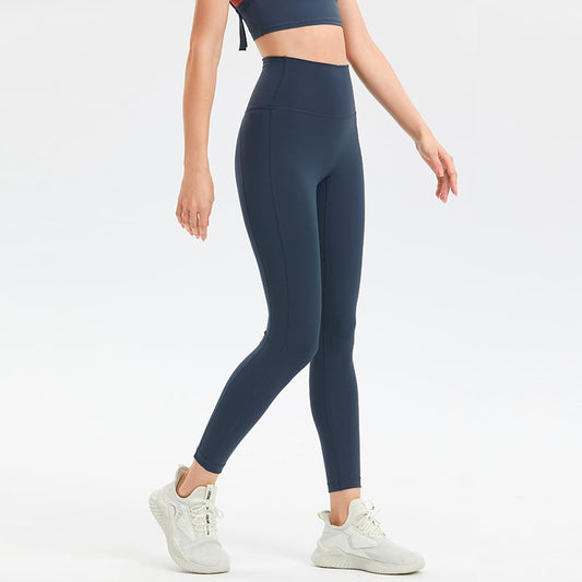 High Waist Peach Yoga Sweatpants for Women